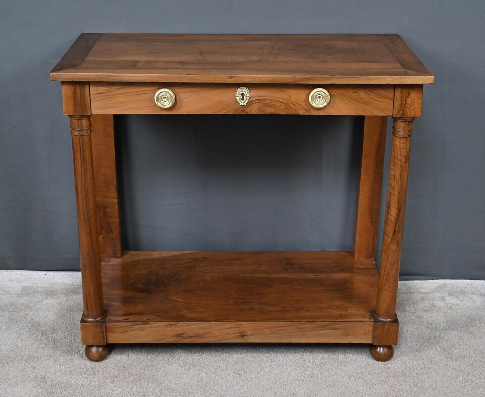 Console de propriété en noyer, époque Empire – début XIXe
