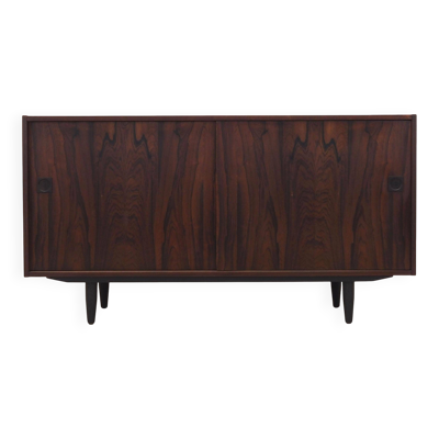 Enfilade en bois de rose, design danois, années 1970, fabricant : Farsø Møbelfabrik