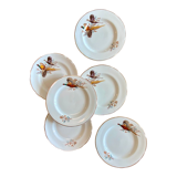 Set of 6 vintage dessert plates