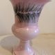 Mid-Century Vintage Pink Ceramic Urn Vase by Soveram France – Hand-Sha
