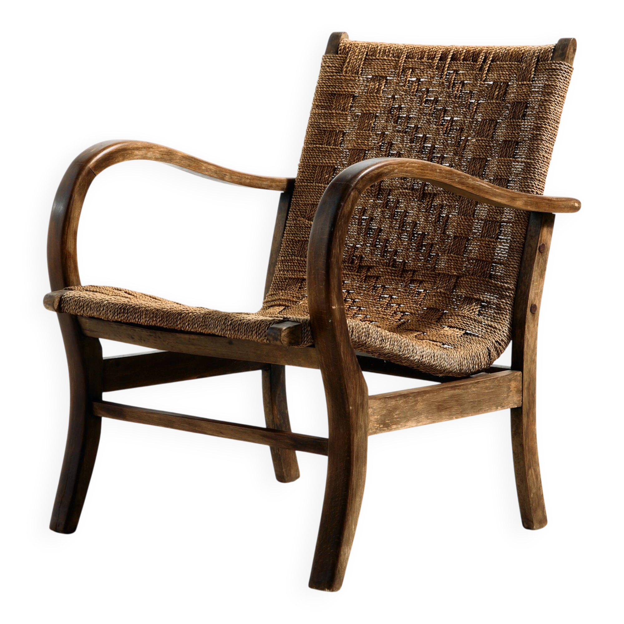 Beech armchair by Erich Dieckmann