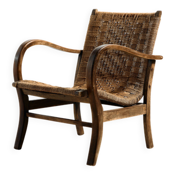 Beech armchair by Erich Dieckmann