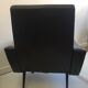 Armchair 60s black skai