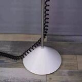 White floor lamp, Italian design from the 70s by Mauro Mazoll