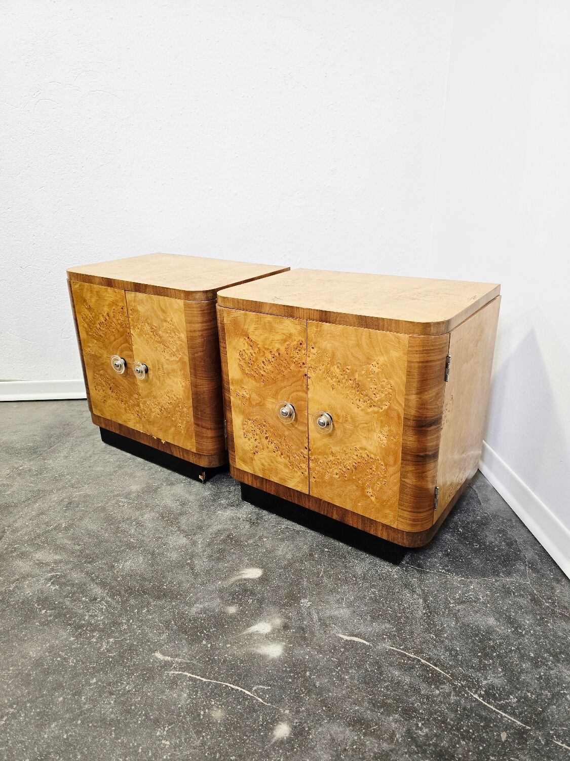 50s Art Deco Nightstand 1 of 2