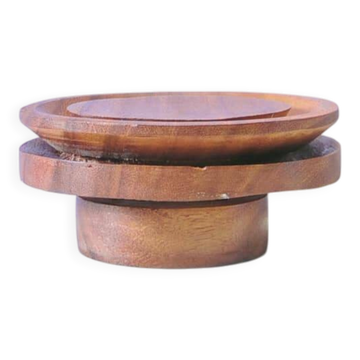 Tourne-disque en bois vintage