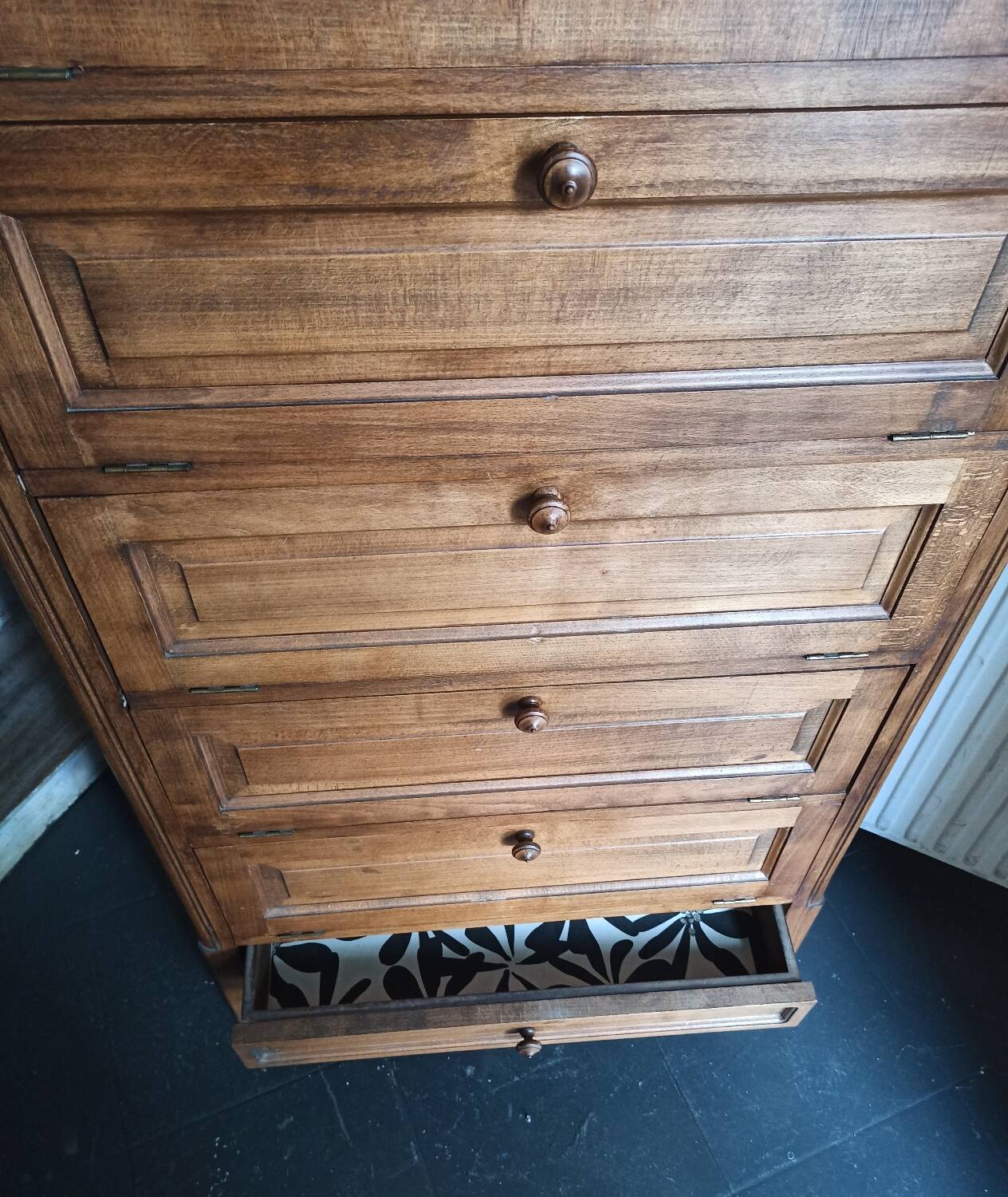 Vintage shoe cabinet
