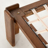 Leather lounge chair