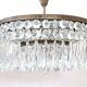 Chandeliers With Large Crystal Drops, Italy, Early 20th Century