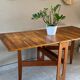 Vintage folding wooden table