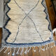 Handmade wool Berber rug