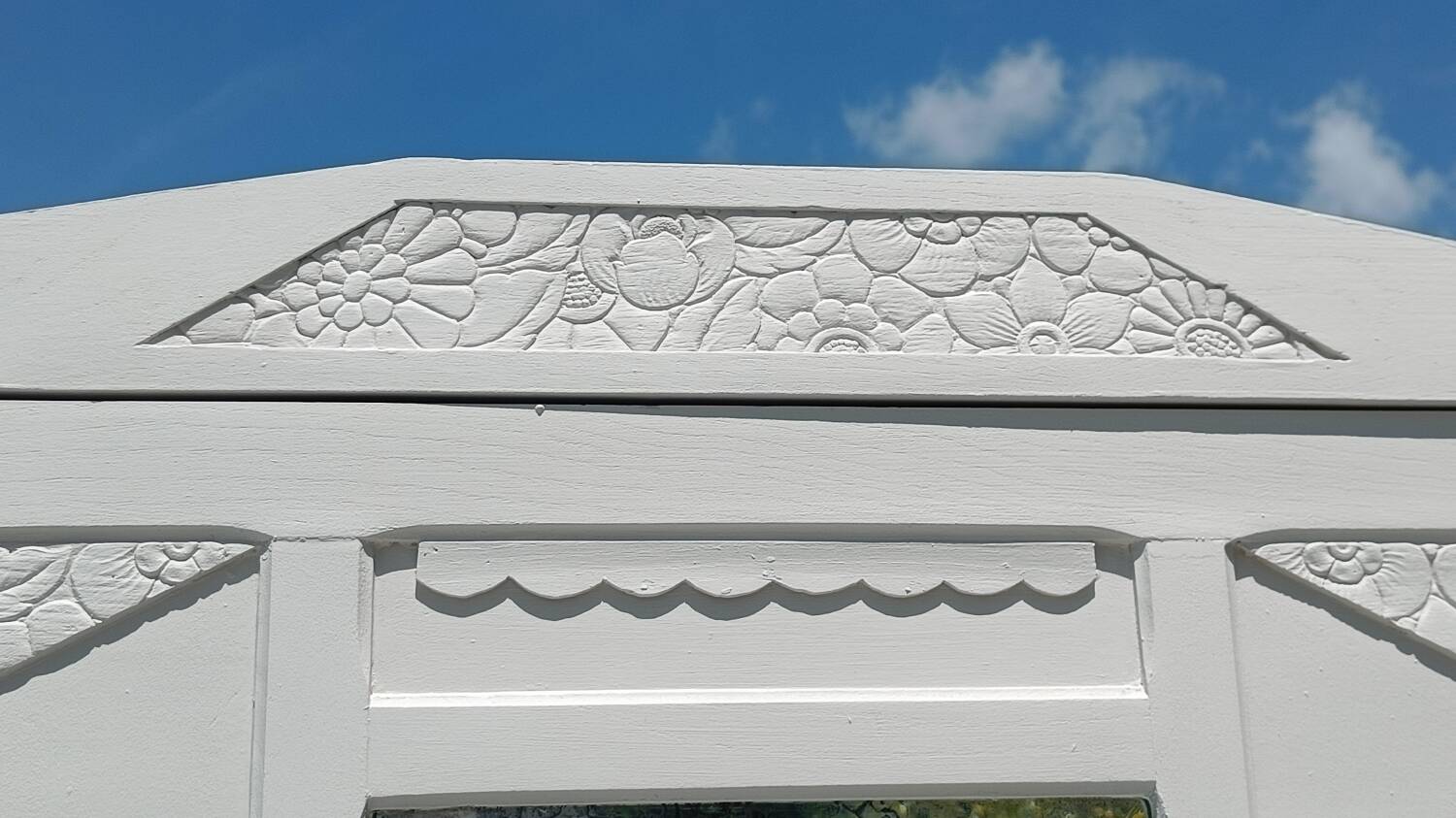 White art deco Parisian wardrobe