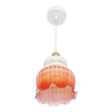 Suspension opaline vintage