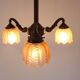 Art Deco bronze chandelier, 1920s.