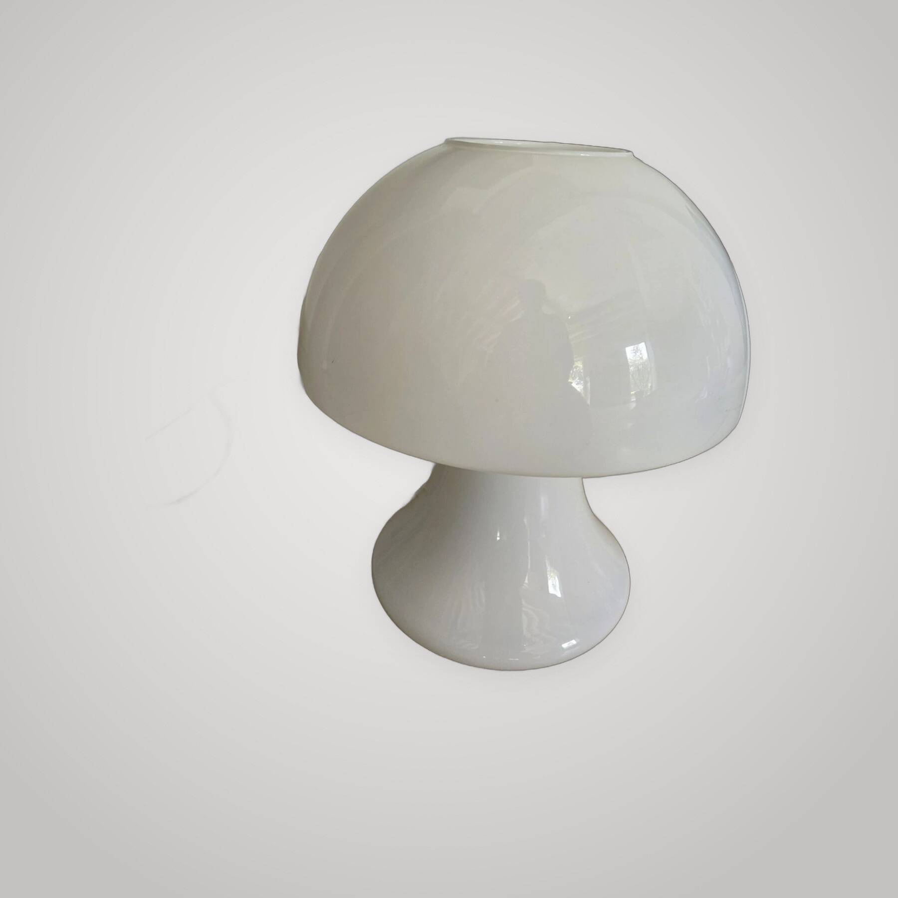Vintage retro mushroom design desk lamp Murano Vistosi Mazzega...