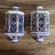 Pair of ceramic wall lights