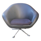 Balloon Shell Armchair "EGG" 60/70 Scandinavian design by Karl Eric Klote for Overman
