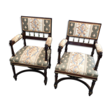Pair of nineteenth century armchairs