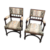 Pair of nineteenth century armchairs
