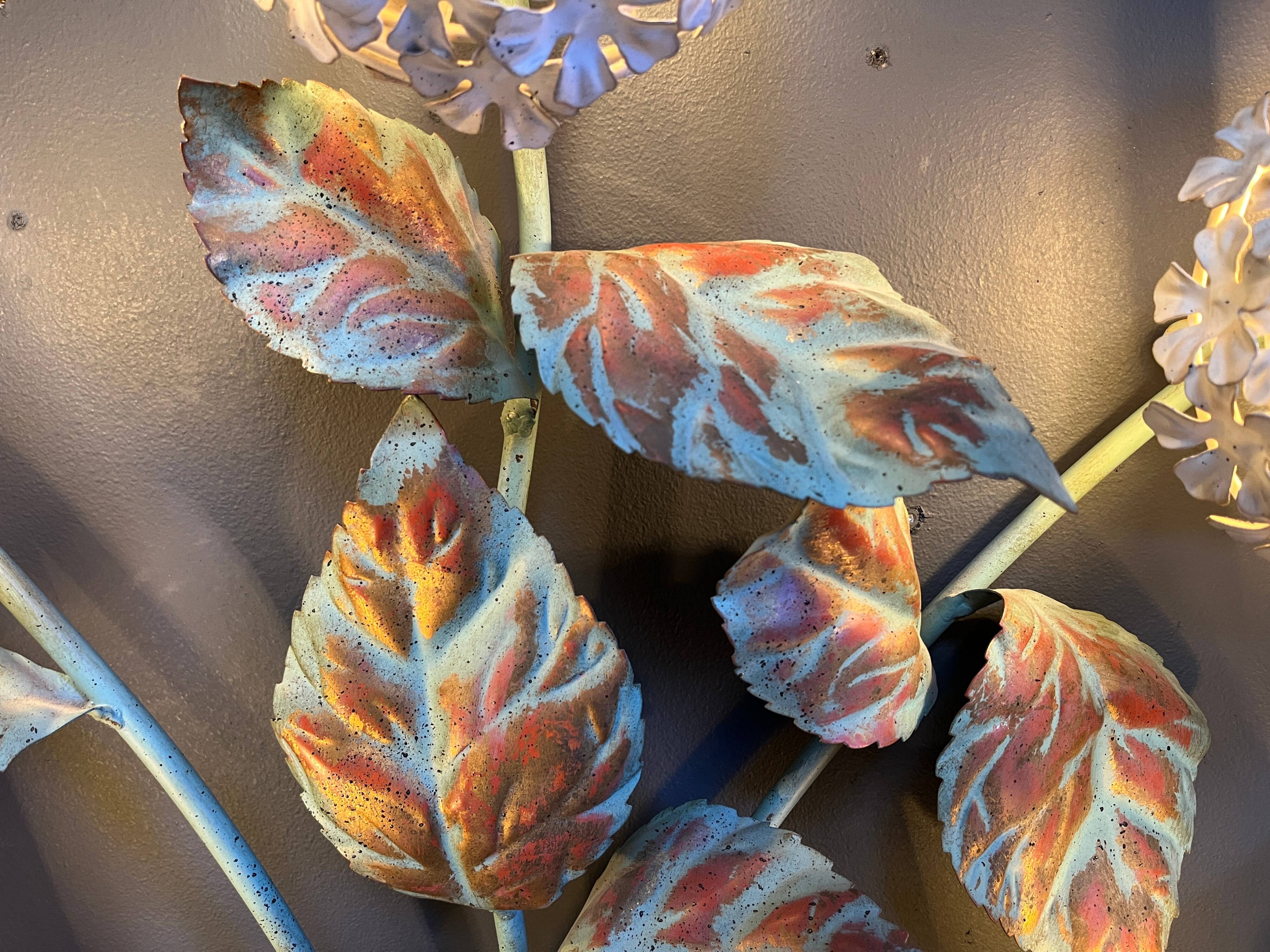 Vintage floral wall lamp by Hans Kögl, 1970s
