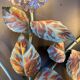 Vintage floral wall lamp by Hans Kögl, 1970s