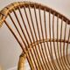 Fauteuils en rotin vintage