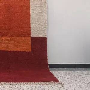 Handmade Moroccan rug in wool 3 x 2 m