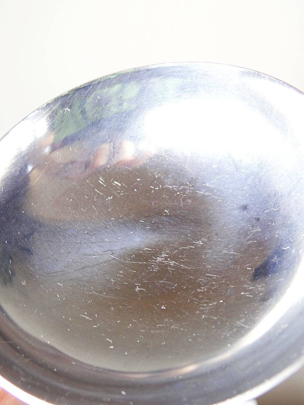 6 coupelles à dessert sur pieds en inox vintages style bistrot