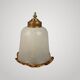 Lampe de Table Verre Murano Laiton Champignon Design Moderne Ans ‘70