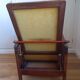 Velvet deck chair