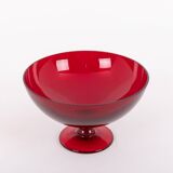 Vintage glass bowl from Monica Bratt for Reijmyre Glasbruk, Sweden 1950’s