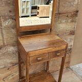 Ancienne console de lobby en teck birman