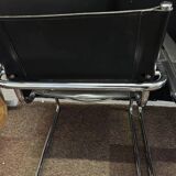 Set of 4 Armchairs in the style of Marcel Breuer – sled base