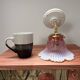Pink Art Deco wall light