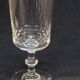 8 antique baccarat crystal wine glasses cut engraved 10742