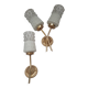 Pair of 1960s gold wall lights