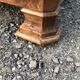 Old low sideboard in solid cherry wood from the 1900s.