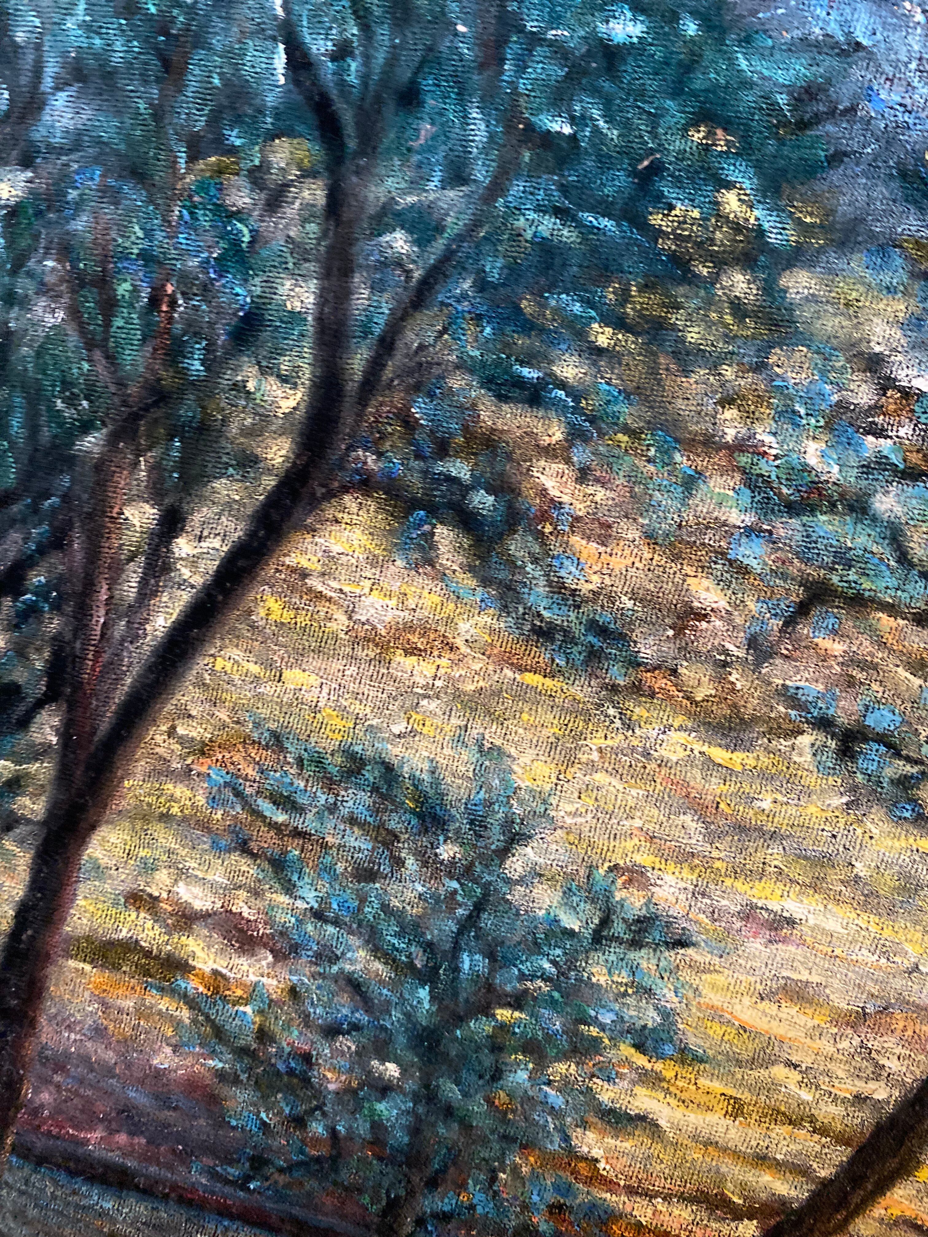 Oil Painting by Lucien DUVERT (Montluçon) - Post-Impressionist Landscape
