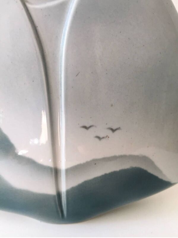 Grand Vase porcelaine Virebent Vintage