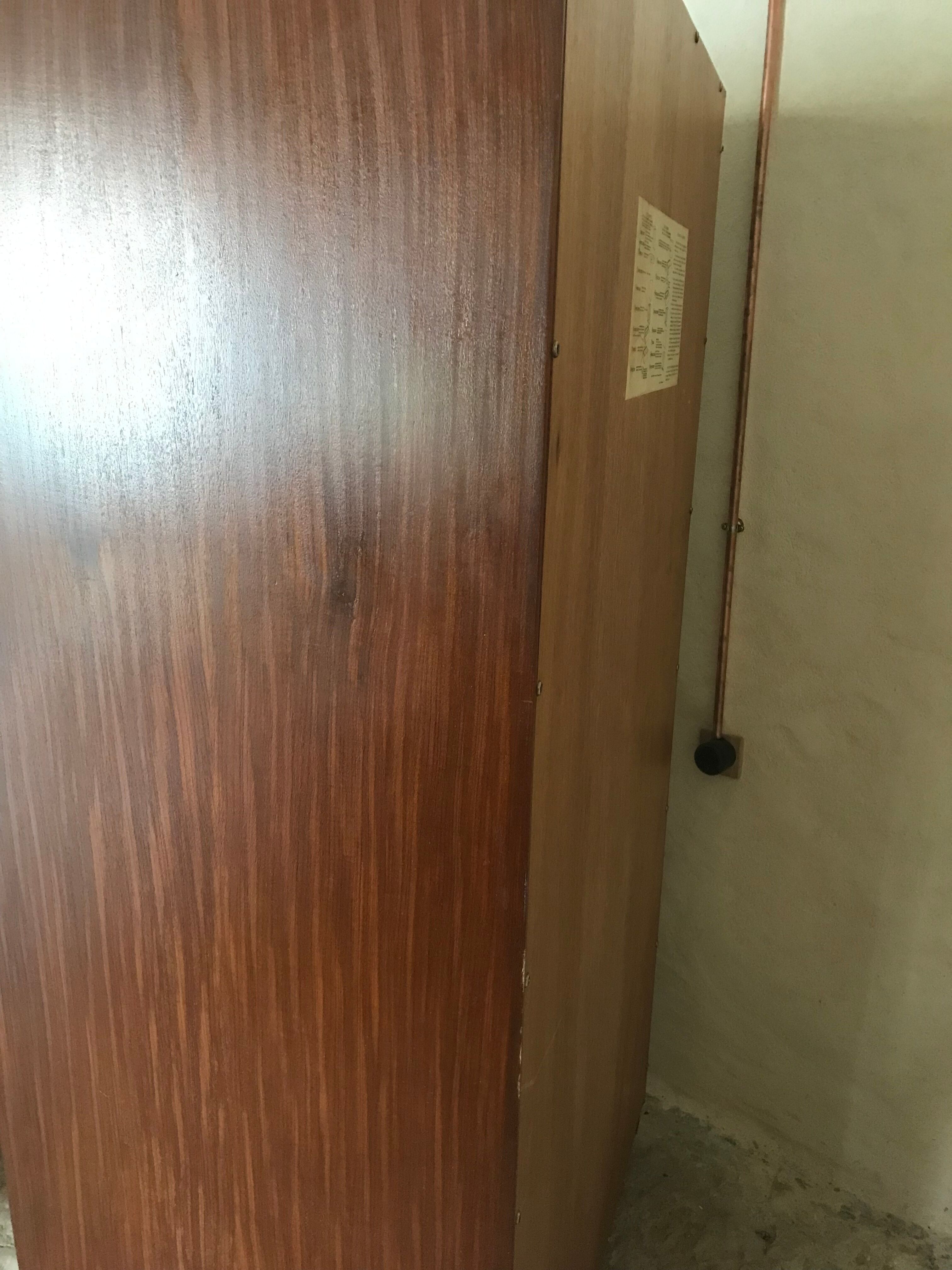 Scandinavian wardrobe vintage teak 1960-70's