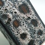Vase glacé en écume de mer du milieu du siècle