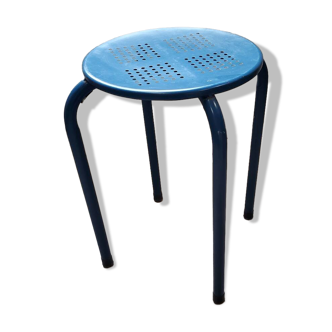 Vintage sheet metal stool