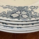 Six old K&G Lunéville hollow plates