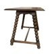 Table d'appoint vintage en bois bobbin / table basse / table à café