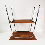 Bauhaus side table, Czechoslovakia, 1950s