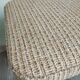 Tabouret bois et tissu scandinave