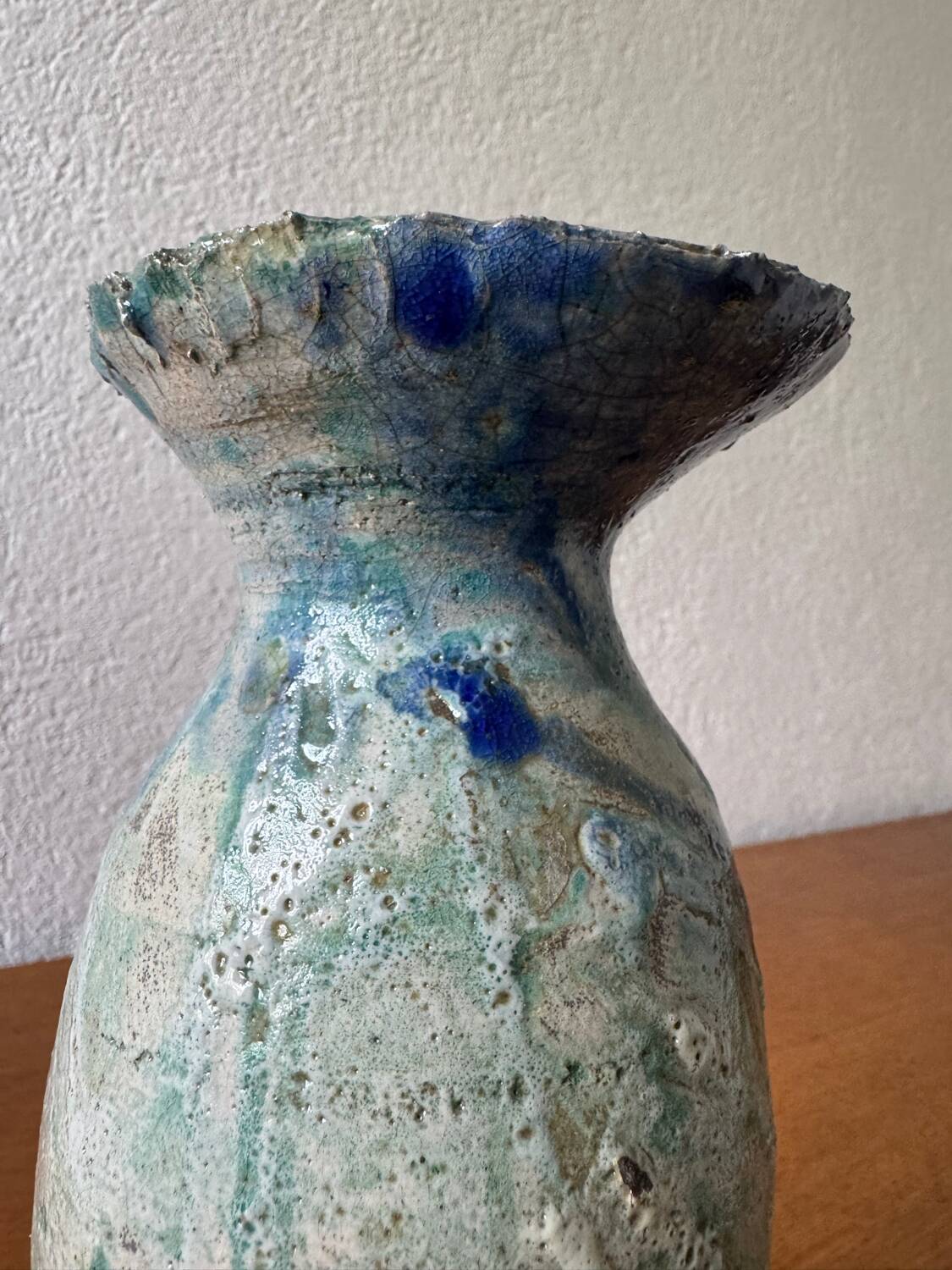 Vintage raku vase
