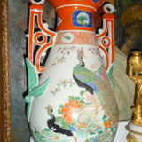 Pair of vases mounted in Imari, Japan
