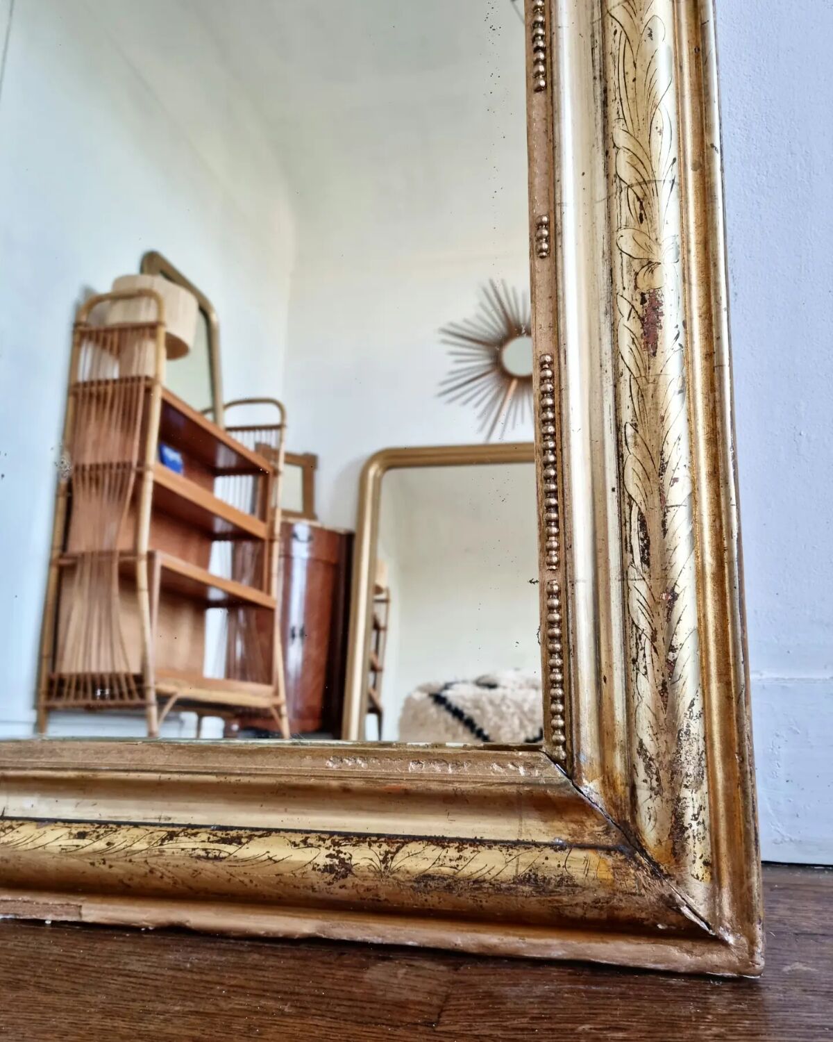 Antique mirror Louis Philippe