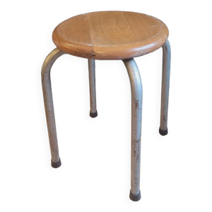 tabouret d'école 60's